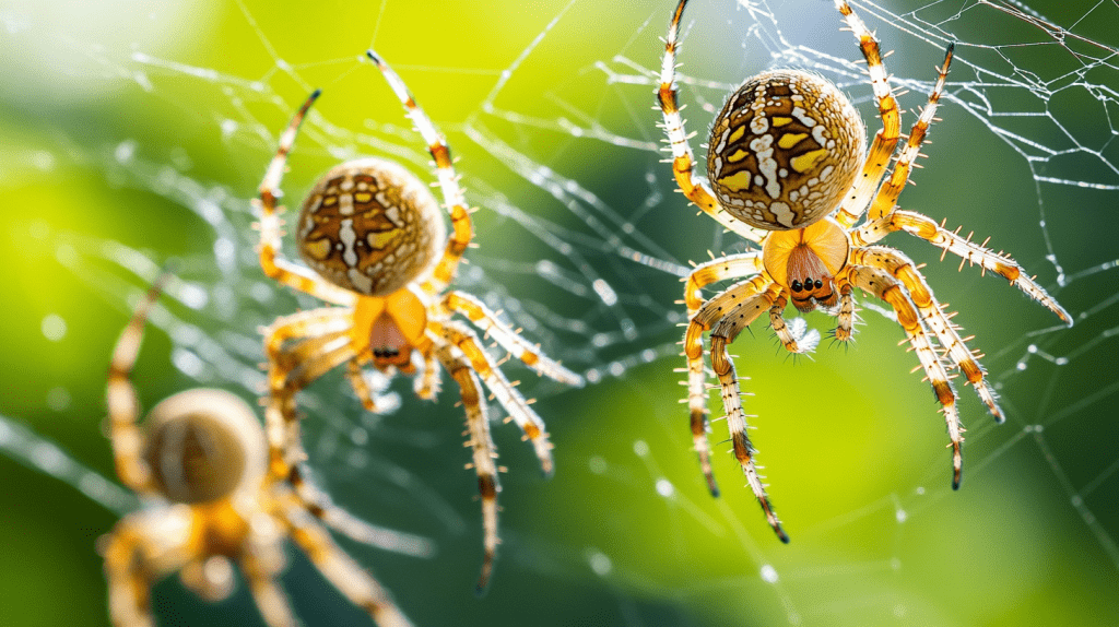 get rid of garden yellow spiders