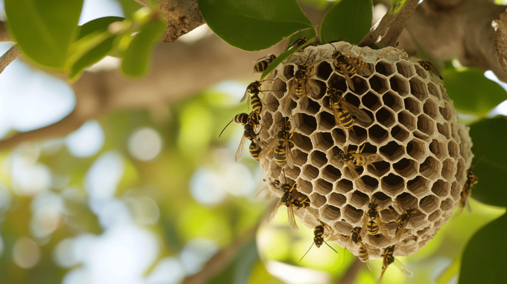 get rid of wasp nest