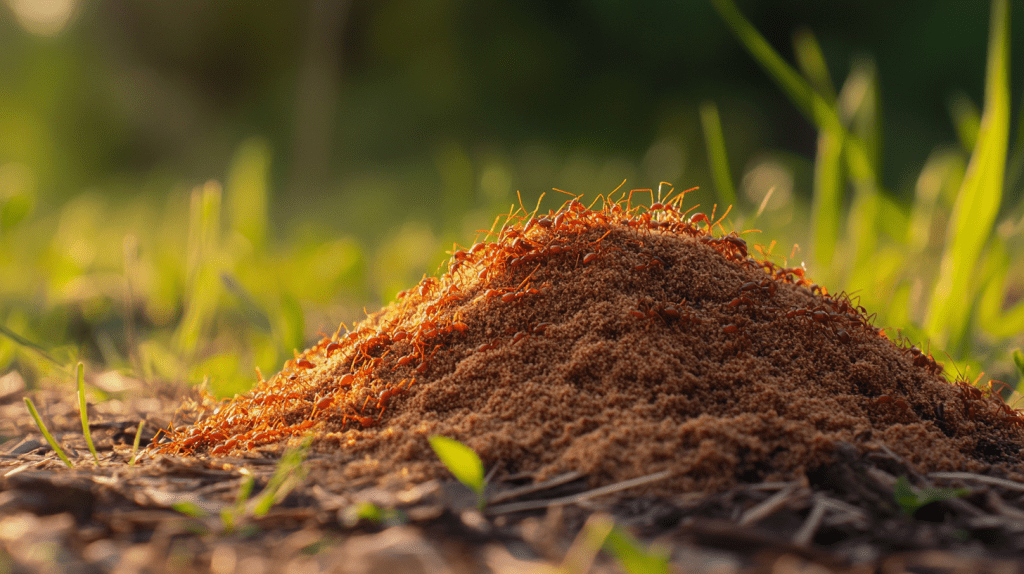 red ant mound control near me