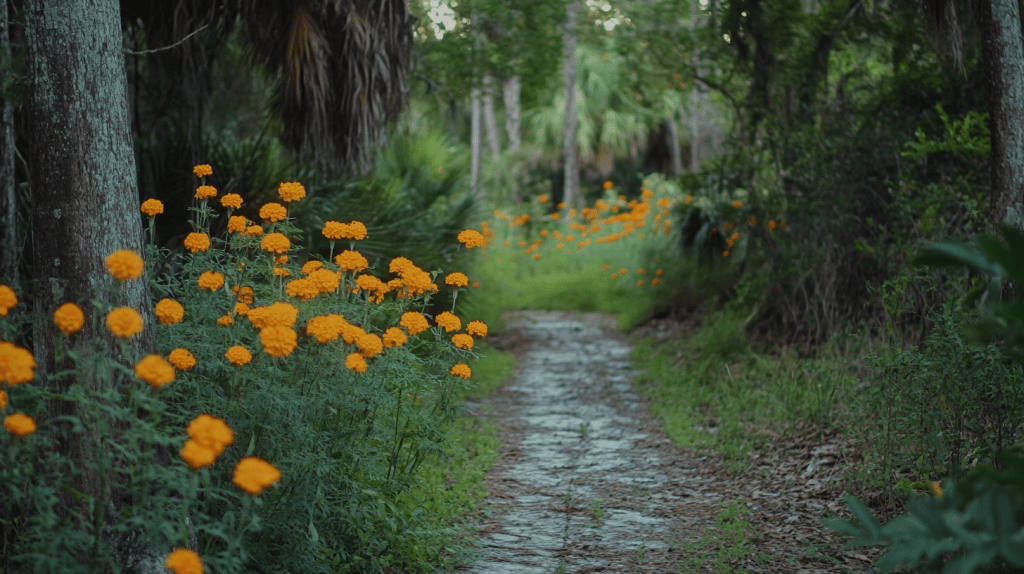 get rid of mosquitoes marigolds