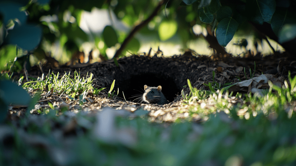 rat hole in yard control near me